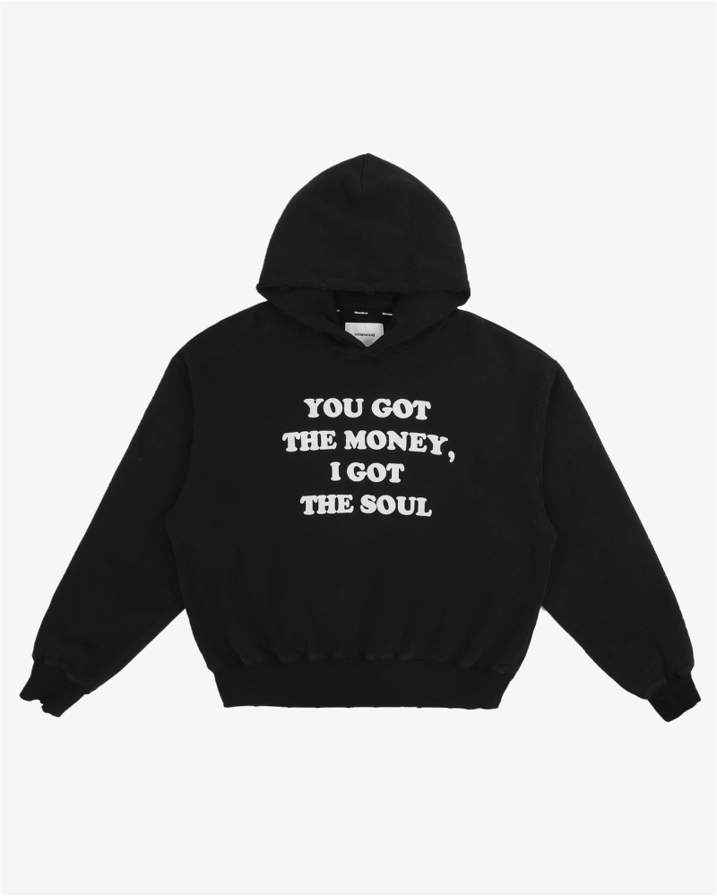 slogan 550gsm fleece cropped hoodie