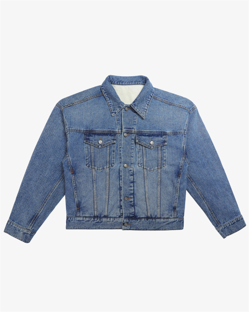 16 oz cropped denim jacket