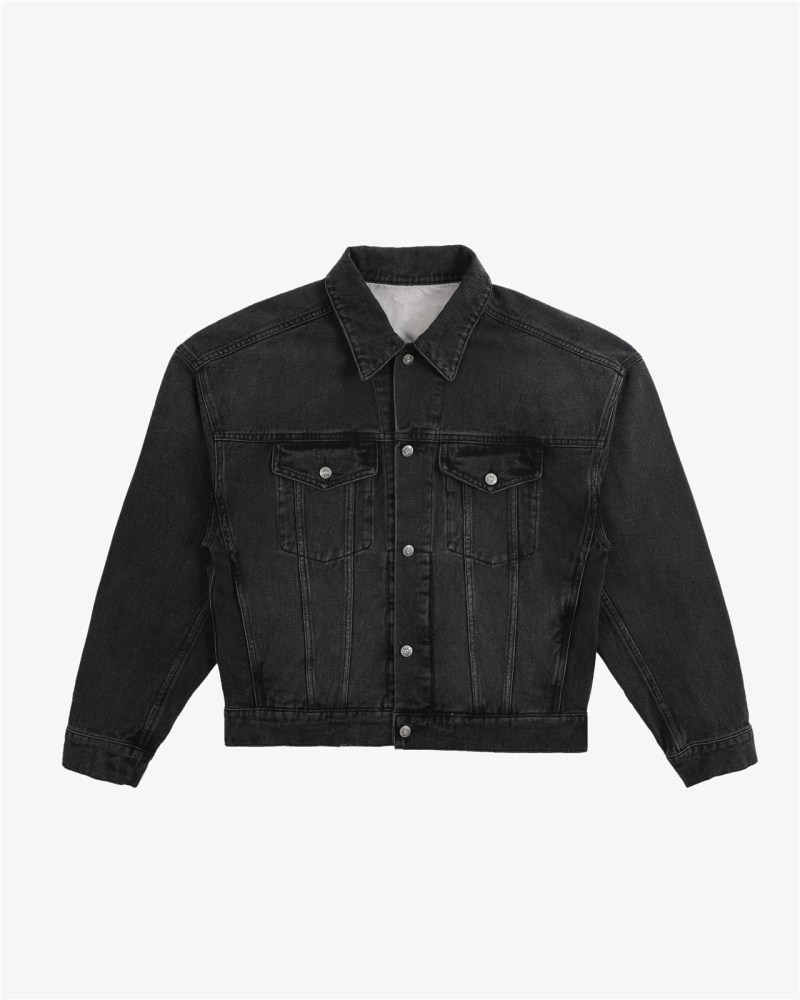 16 oz cropped denim jacket