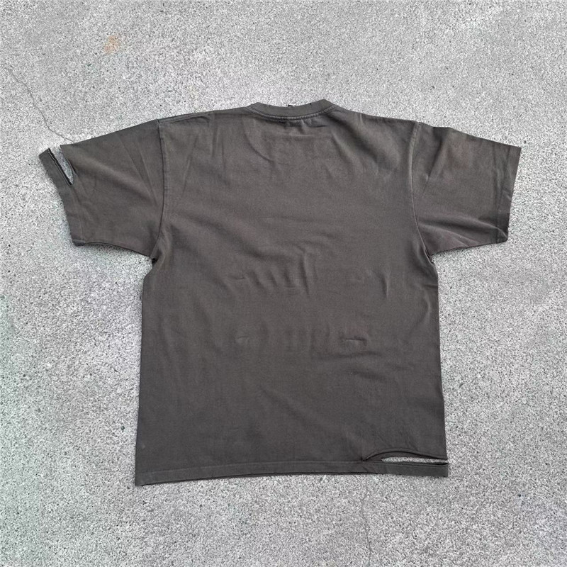 GOTHIC SLOGAN DEMAGED TEE