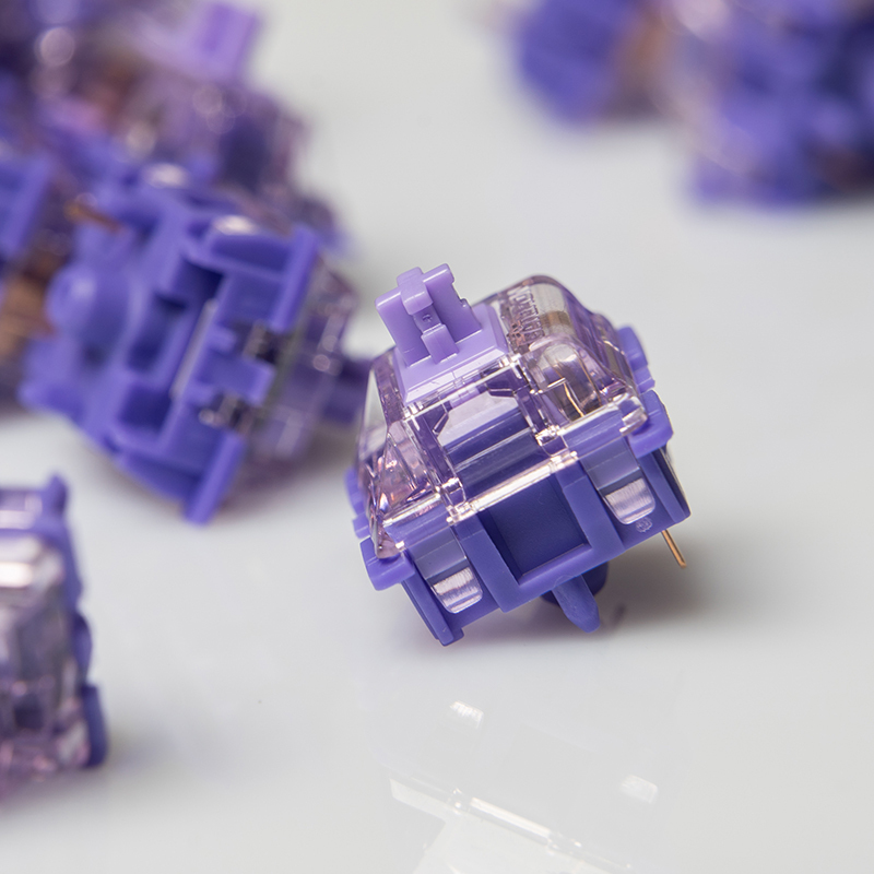 GATERON Purple Crystal switch set