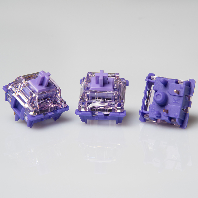 GATERON Purple Crystal switch set