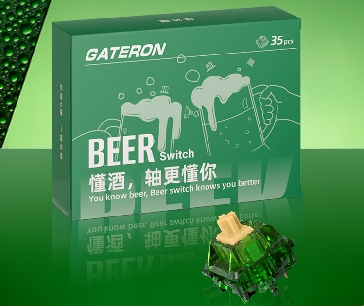 GATERON Beer Tactile Switch (Pre-order)