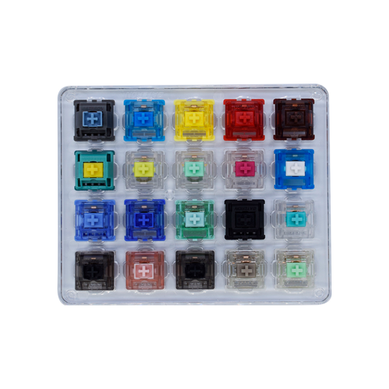New 81 switch switches tester with acrylic base blank keycaps for  mechanical keyboard cherry kailh box candy gateron jwick lect