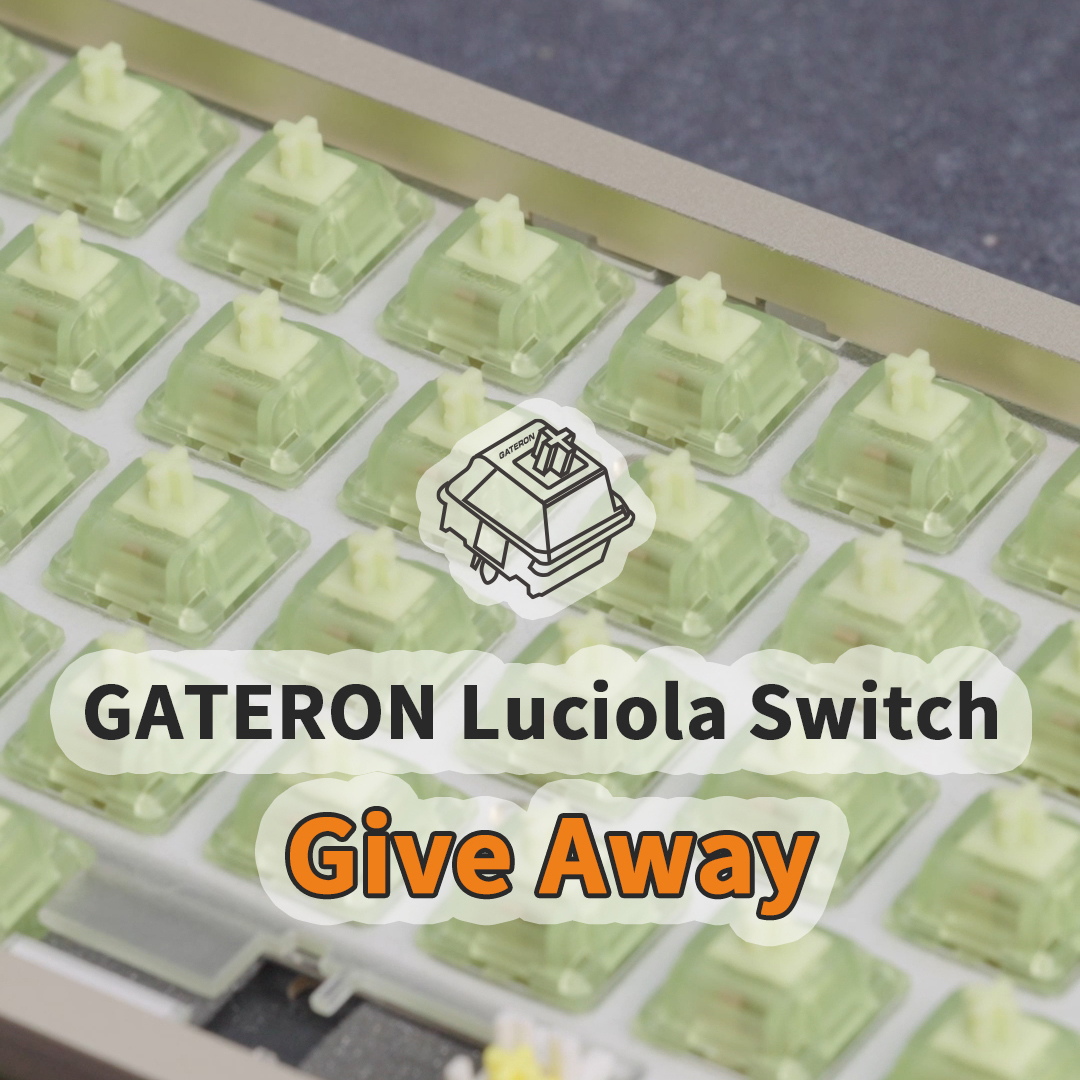 Gateron key switch Luciola 値下げ交渉可能です Glowing Mechanical Switch - Firefly-Inspired Design & Smooth Action