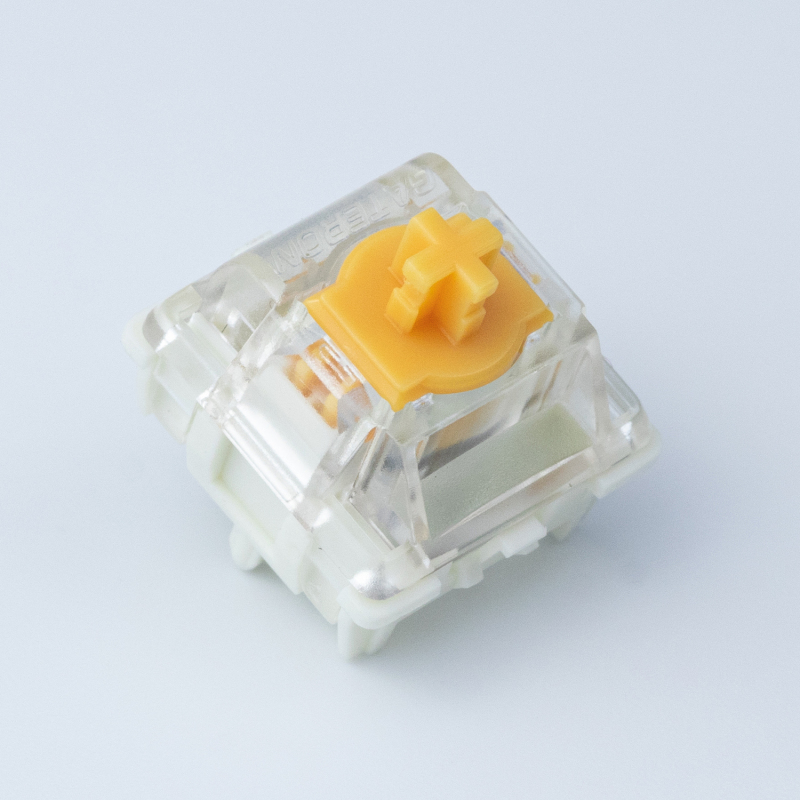 GATERON KS-20 Dual-rail Magnetic Orange Switch Sat