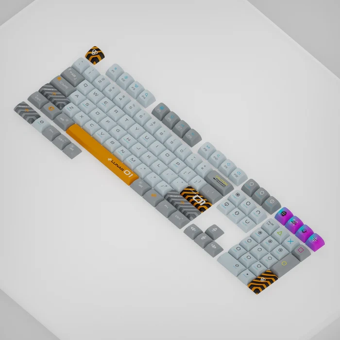 KeysMe KDA Profile Dye-Sub PBT Keycap Set - Lunar 01