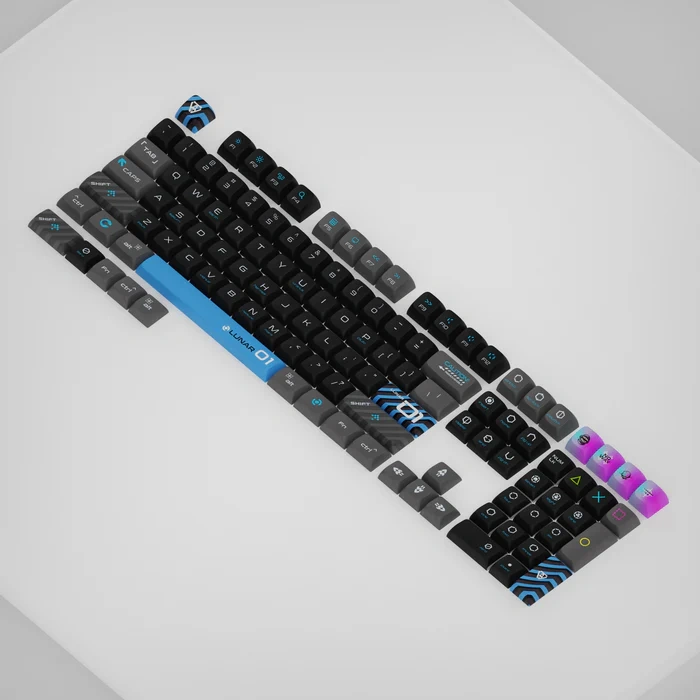 KeysMe KDA Profile Dye-Sub PBT Keycap Set - Lunar 01
