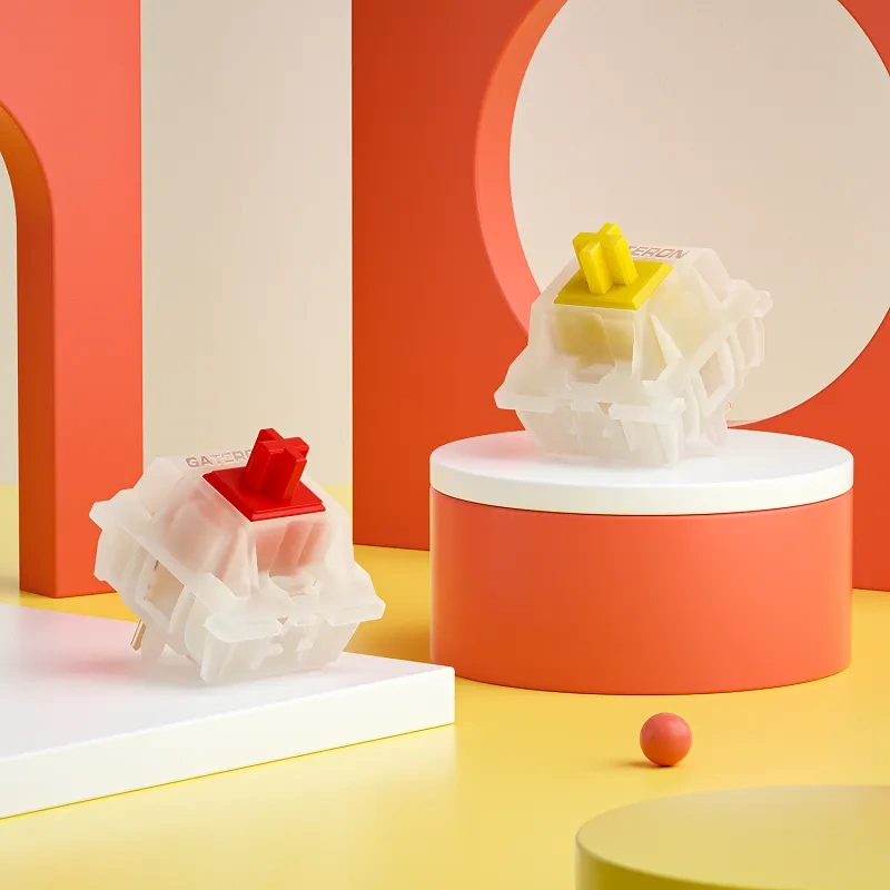 Gateron KS-3X1 Milky Yellow Red Pro Switch Set