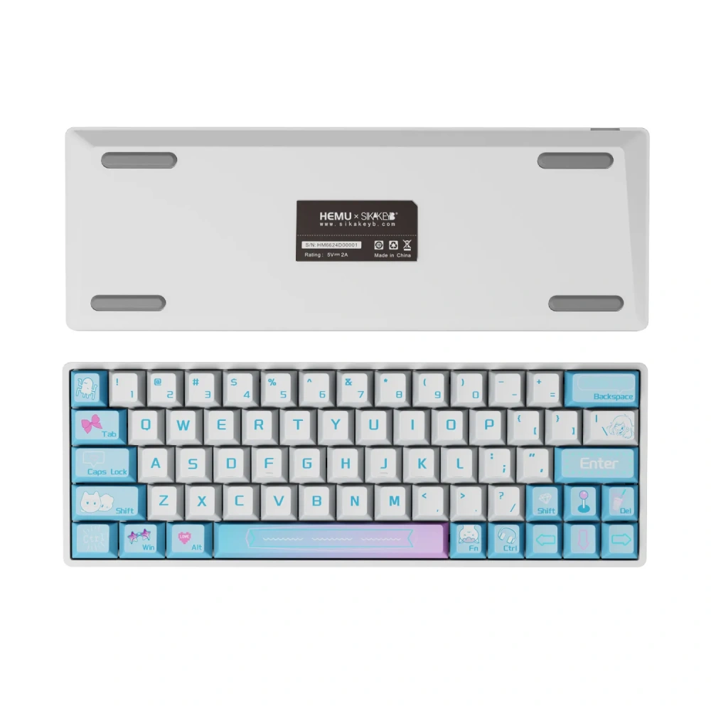 Sikakeyb Castle HM66 66Key 60% GATERON Magnetic Jade Switch Magnetic Keyboard