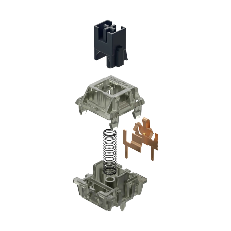 Gateron Ink Wall Stem Pink Black Switch Set: Premium Linear
