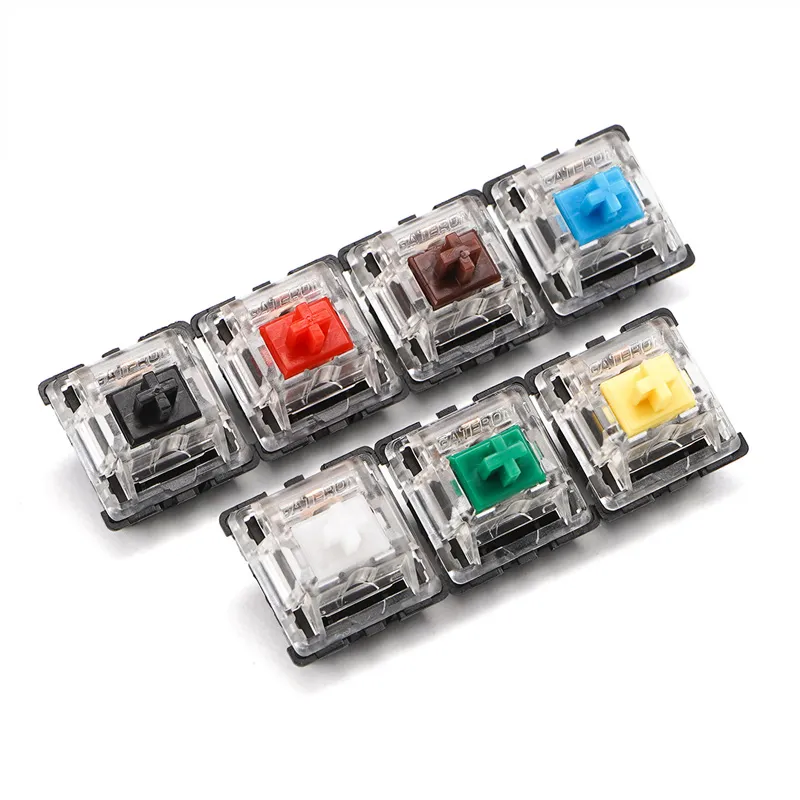 Gateron - 10 pezzi di copertura trasparente MX 3 pin 5 pin interruttori