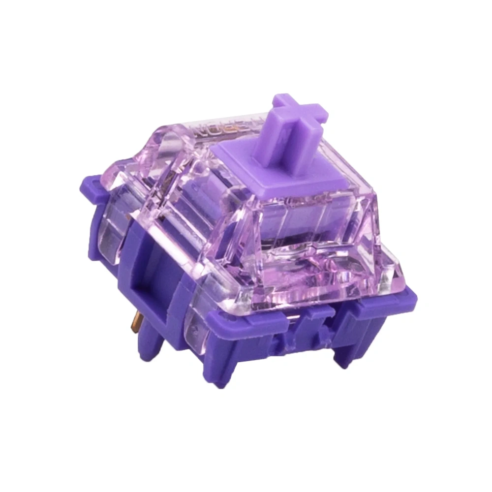 Purple Crystal Mechanical Switch - Smooth & Elegant Linear Action