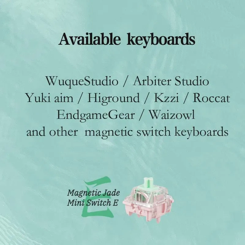 Gateron Dual-rail Magnetic Jade Mini E Switch