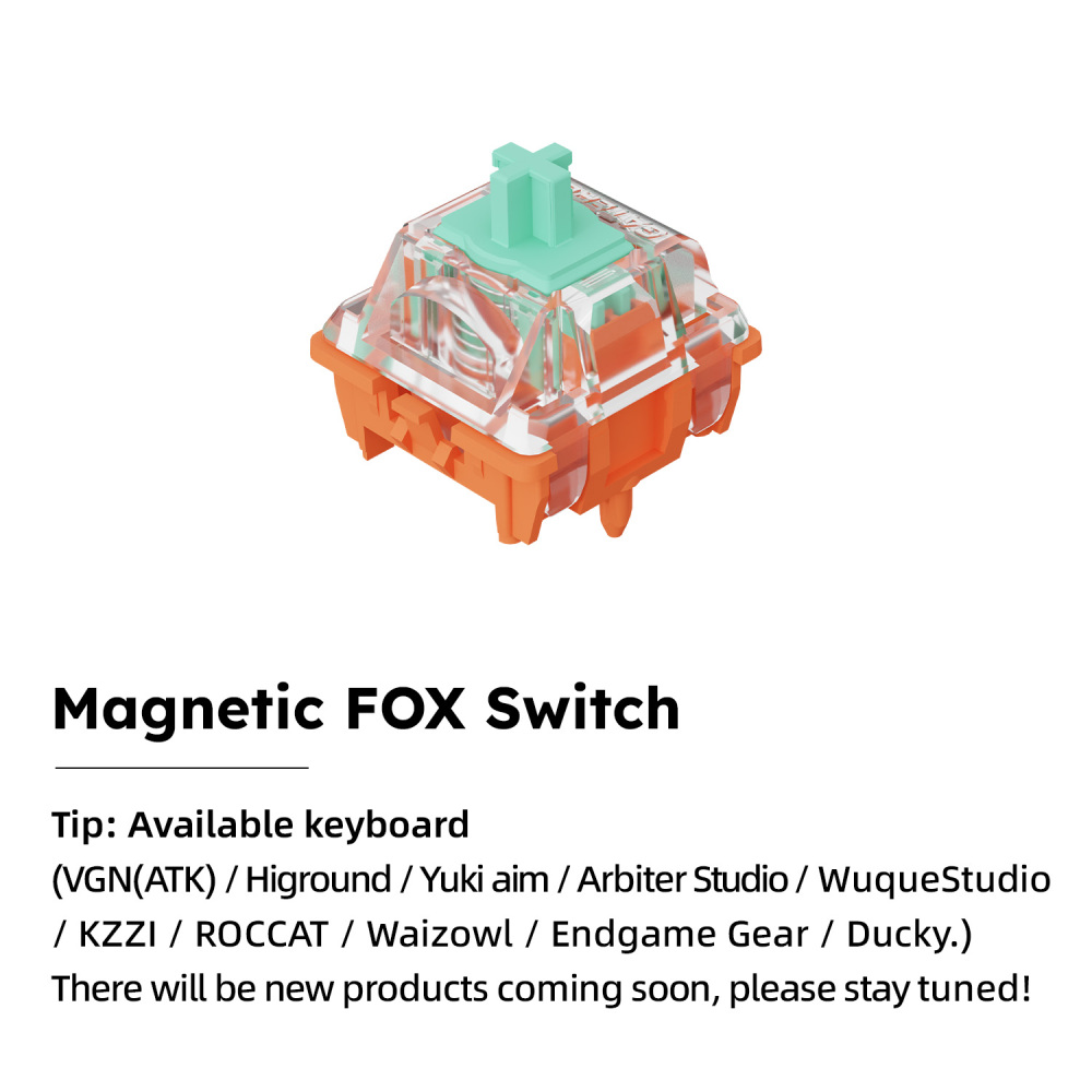 Gateron Magnetic FOX Switch Set
