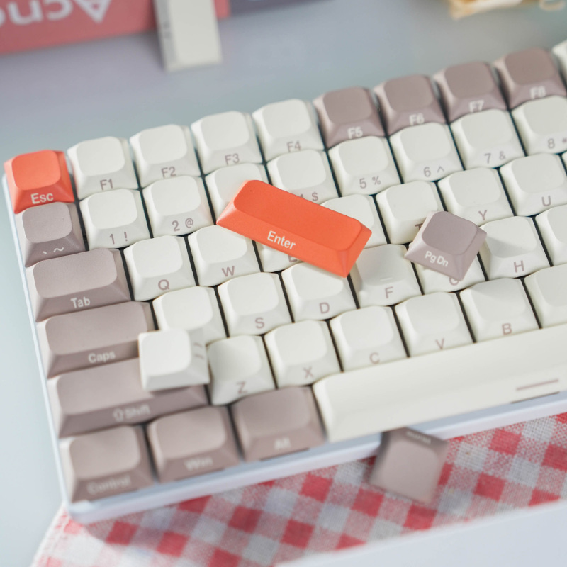 GATERON Low Profile Dye-Sub PBT Full Keycap Set Nature Series