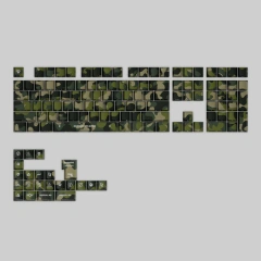 Jungle Camo Cherry Dye-Sub PBT Keycaps 130 PCS | $45.00
