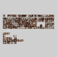 Desert Camo Cherry Dye-Sub PBT Keycaps 130 PCS | $45.00