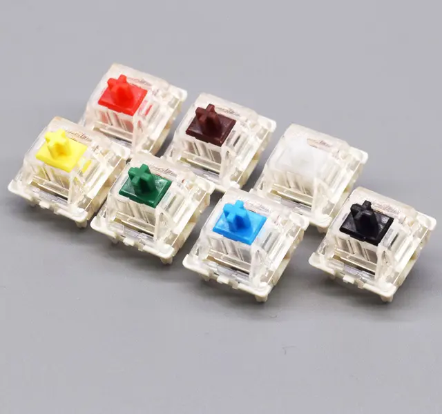 Ranked Gateron ks-9 G PRO Key Switch per tastiere da gioco meccaniche | Montato su piastra | Switches lubrificati (Gateron PRO Yellow, 90 Pezzi
