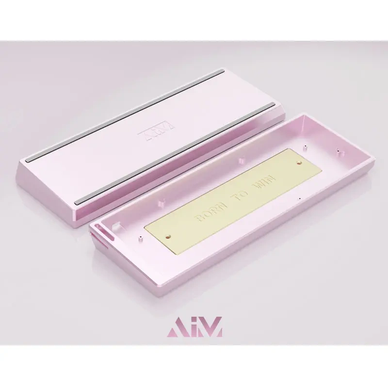 Aluminum Keyboard Enclosure - CNC 6063 Body & Brass Weight | GATERON