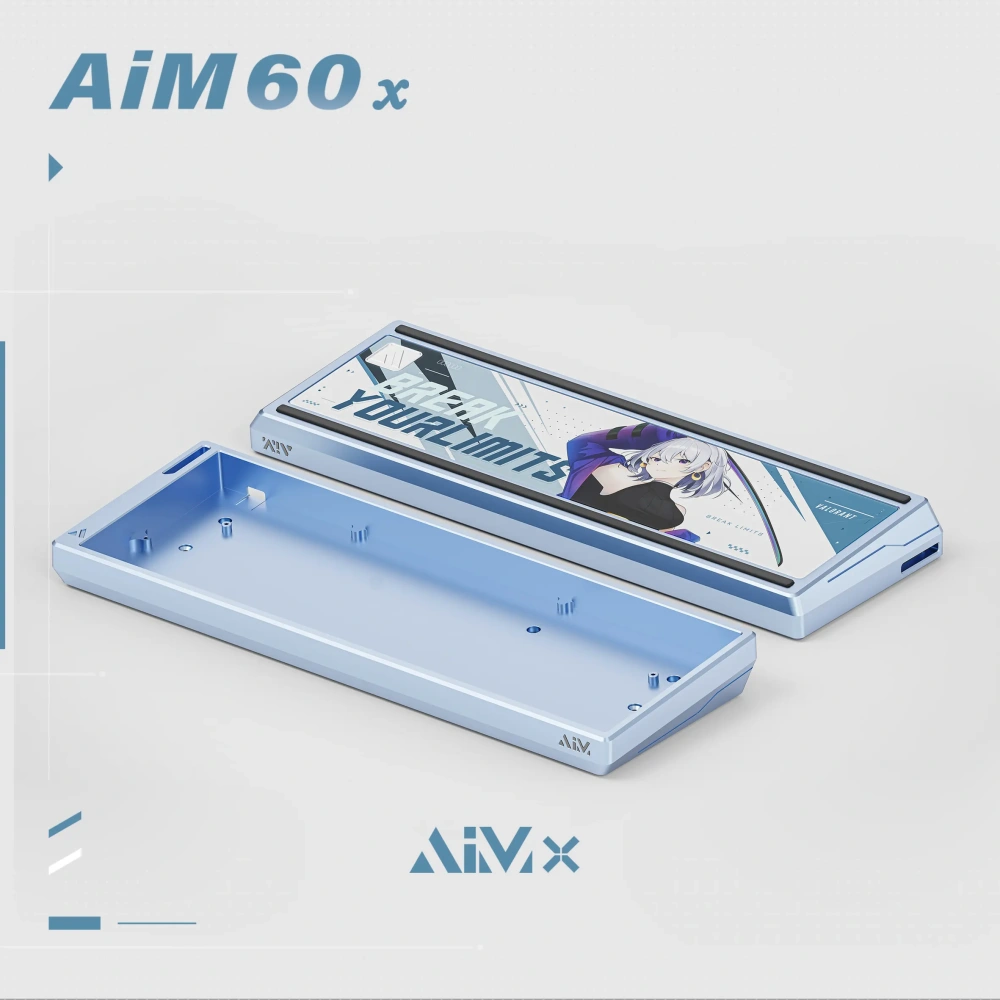 arunomimi Aluminum Mechanical Keyboard Case - CNC Body & Brass Weight | GATERON