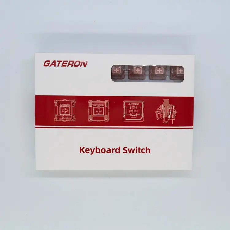 Gateron Ink Wall Stem Pink Black Switch Set