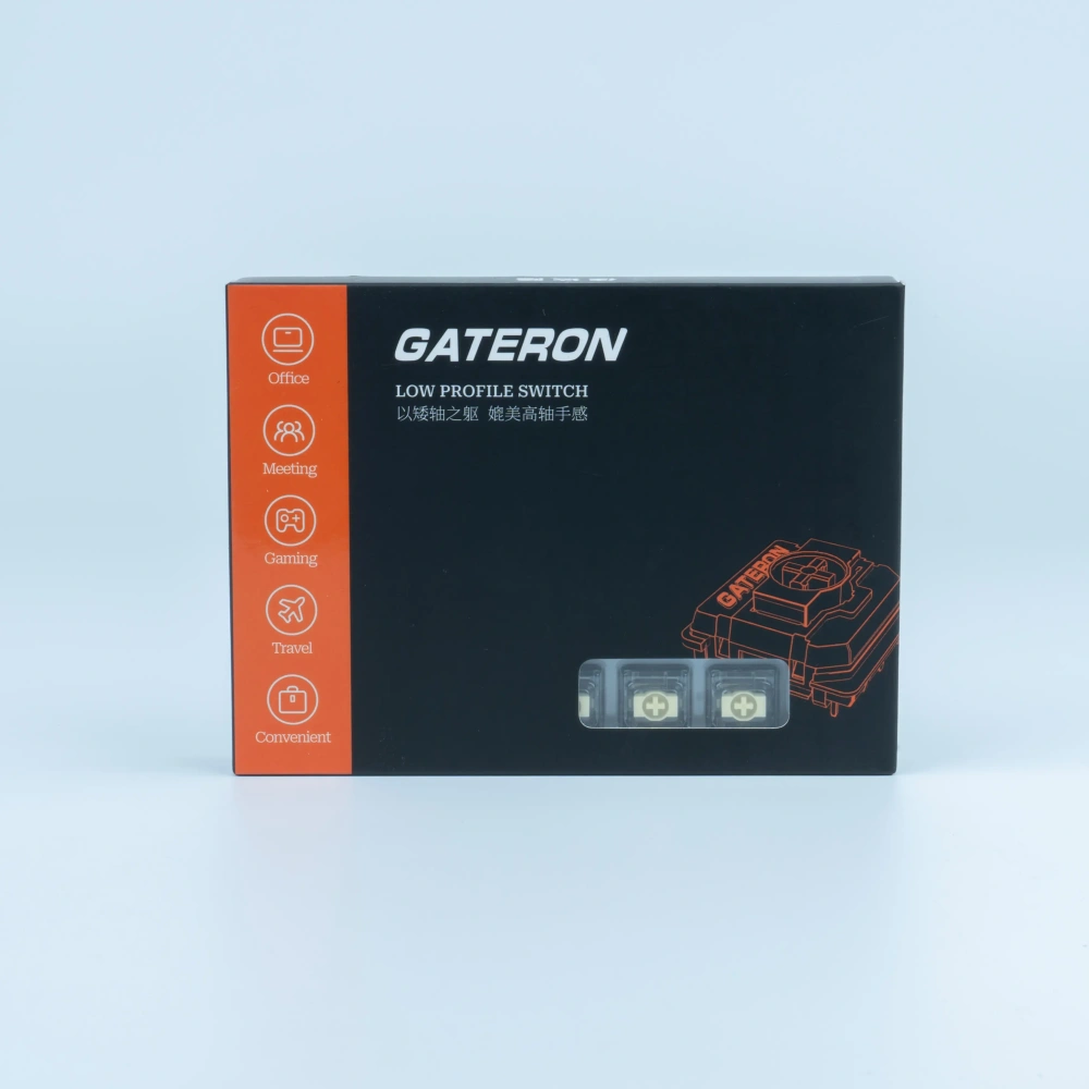 Gateron KS-33 Low Profile 3.0 Grey Heron Switch Set