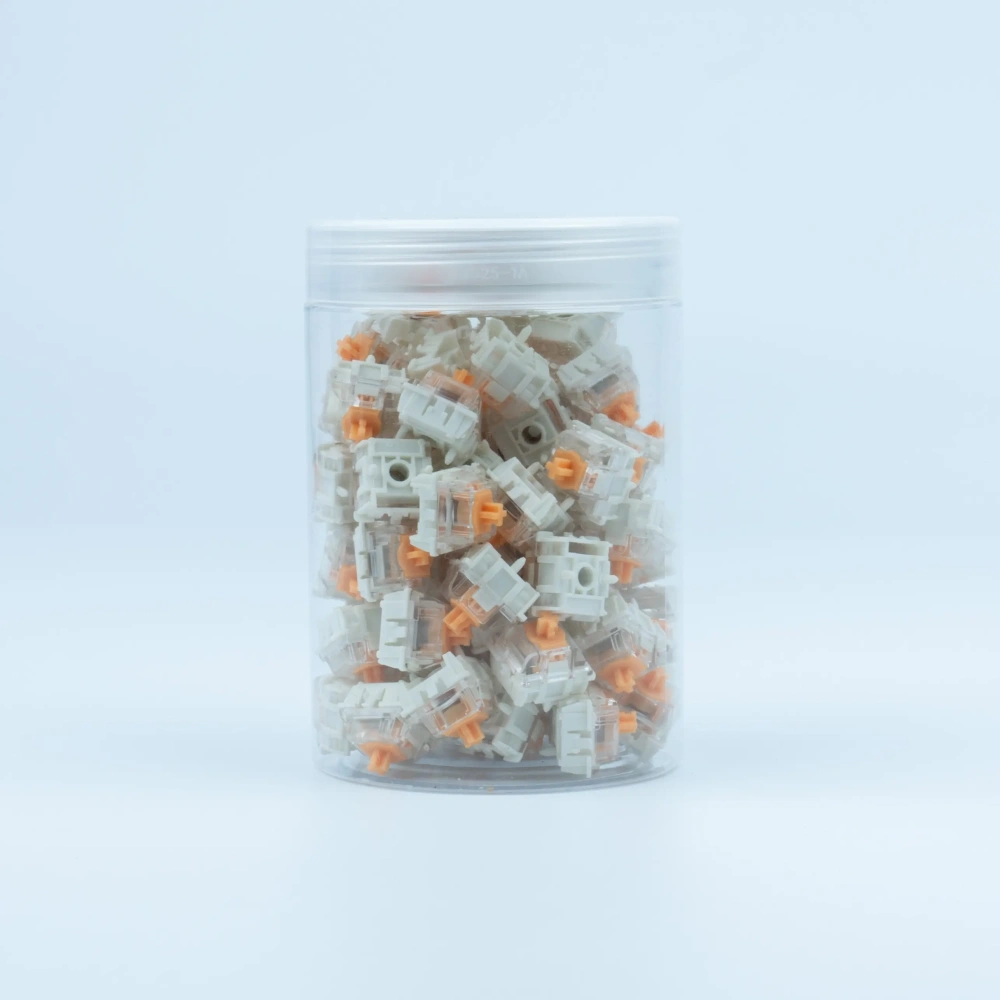 Gateron KS-20 Dual-rail Magnetic Orange HE Switch Set