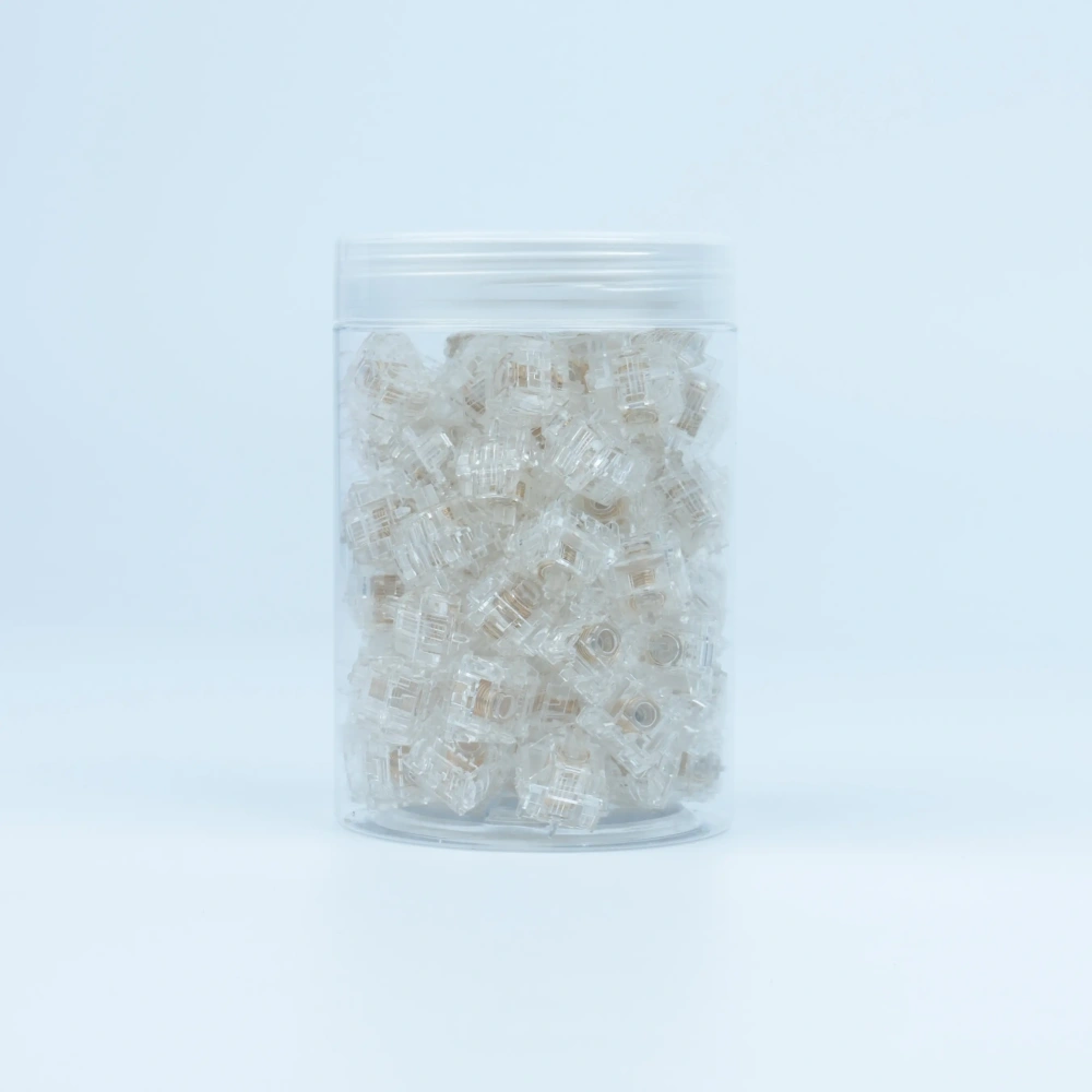 キーボード GATERON Magnetic Switch Max (70PCS) Gateron Magnetic Jade Max Switch – Fully Transparent, HIFI