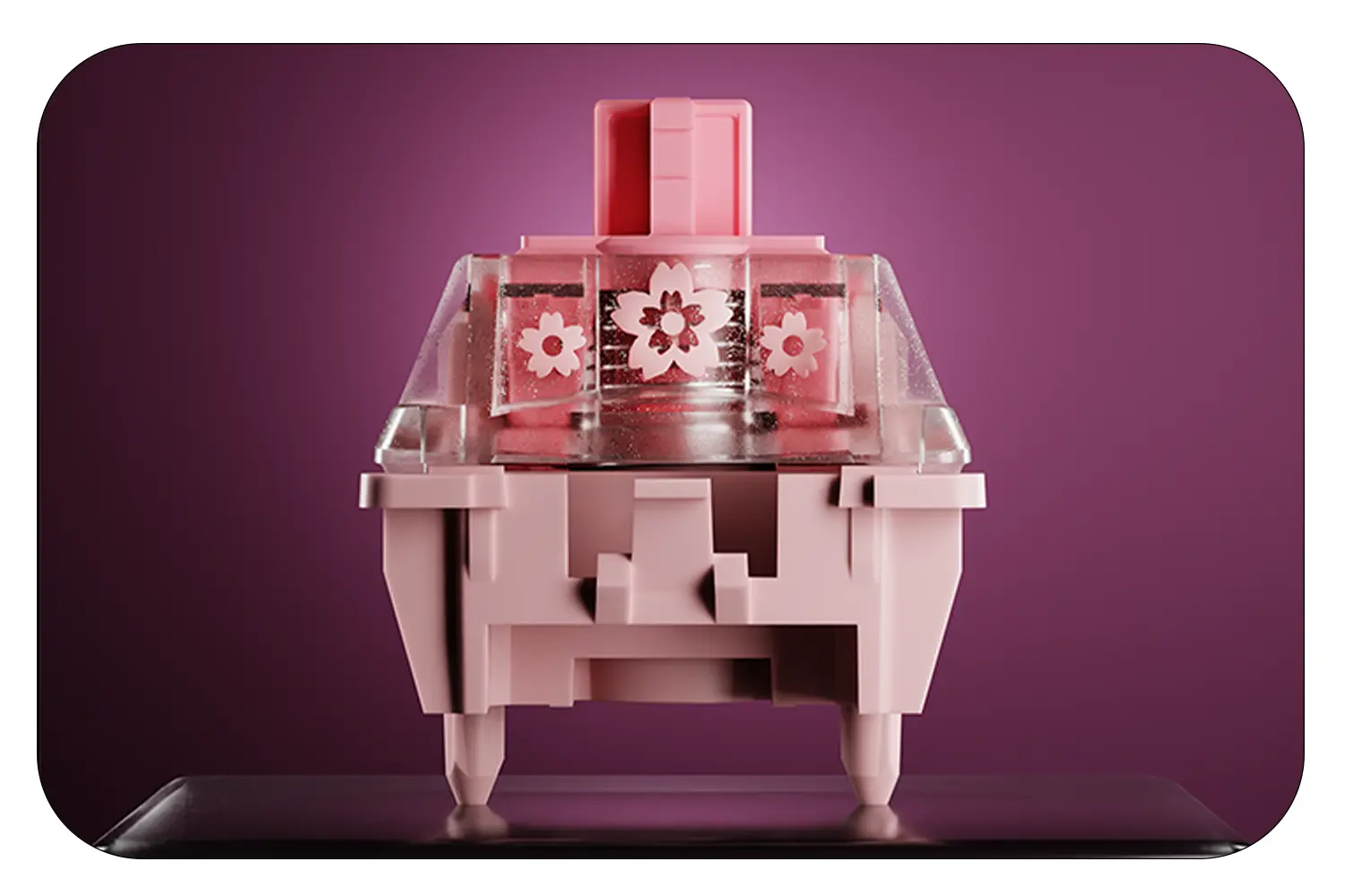 Gateron Magnetic Jade Sakura HE Switch Set