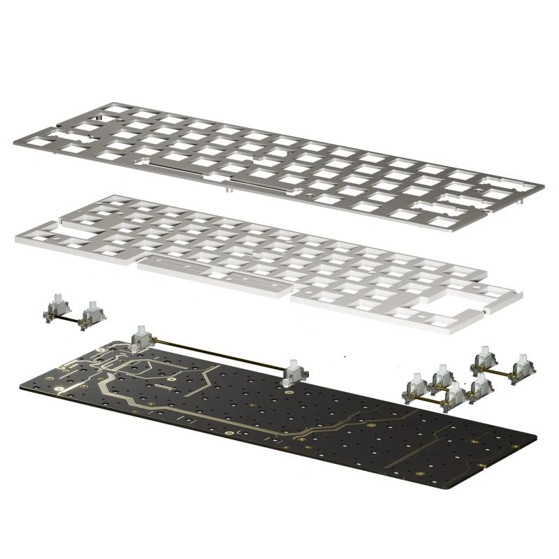 キーボード GATERON GT60 PRO GATERON GT60 PRO Magnetic Keyboard PCBA【スタビ＆フォーム