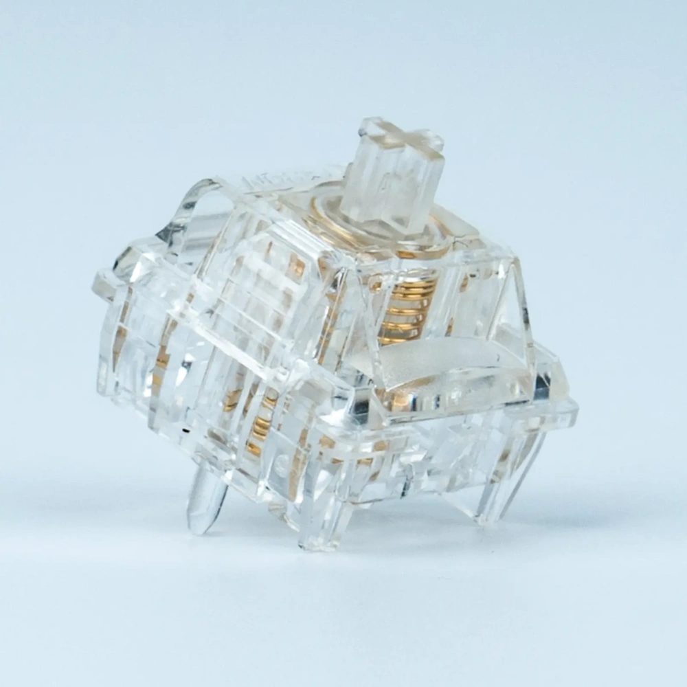 Gateron Magnetic Jade Max Switch – Fully Transparent, HIFI