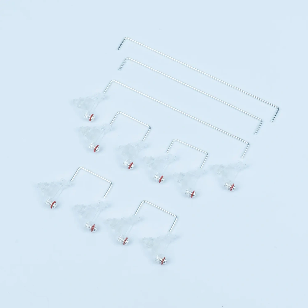 Gateron PC Screw In Crystal Stabilizer Set
