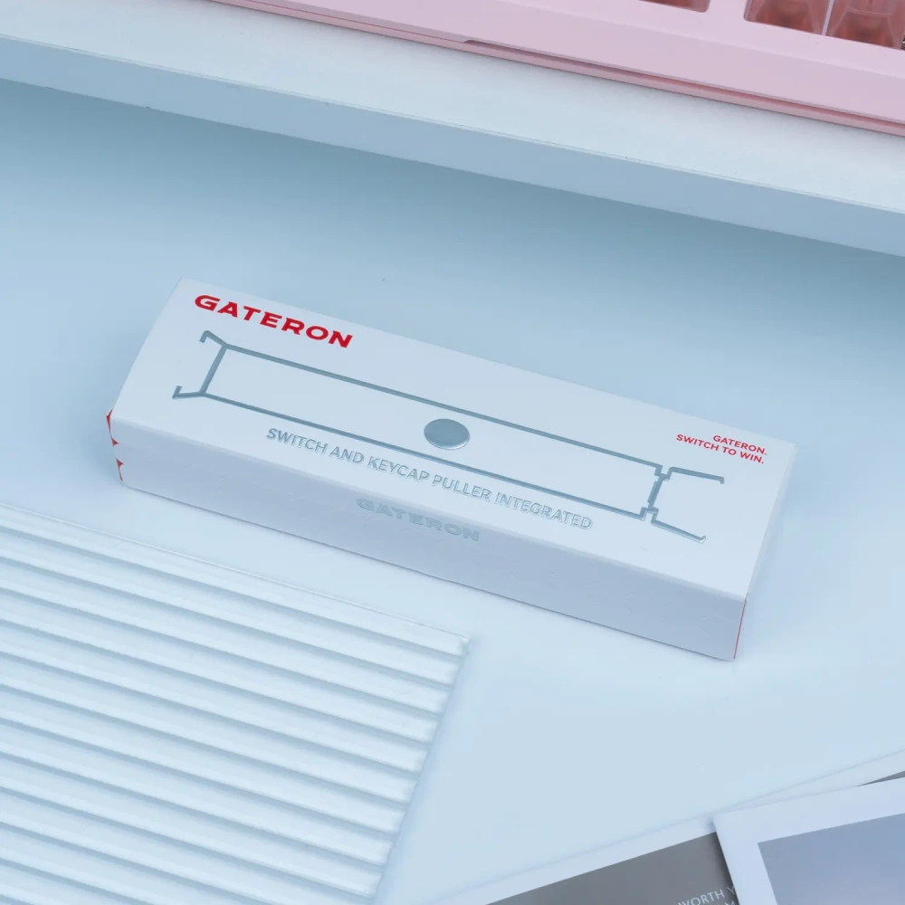GATERON Sakura Twins Pink Tool 2-in-1 Keycap and Switch Puller