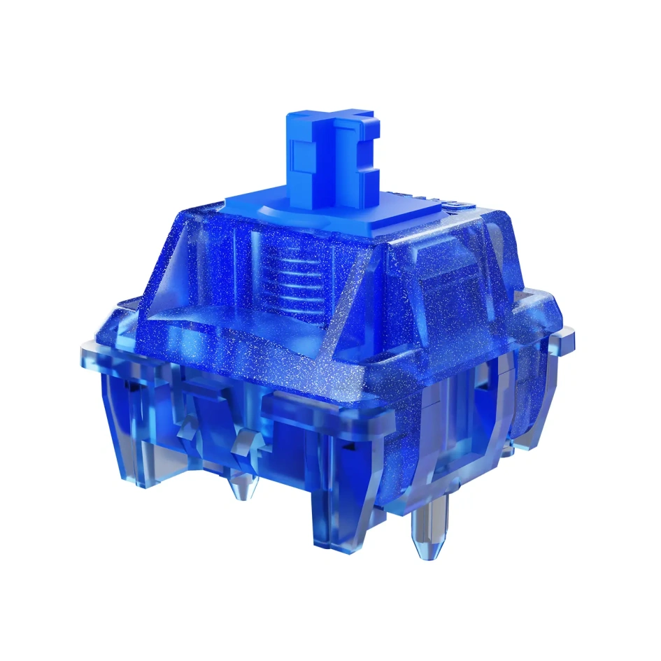 Gateron Magnetic Jade Max Switch – Fully Transparent, HIFI