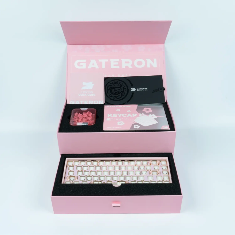 GATERON FORT68 Sakura HE Magnetic Keyboard | 68% Hall Effect