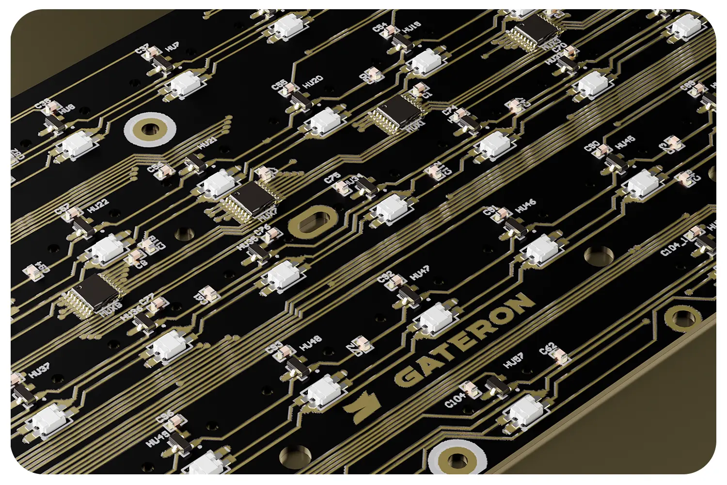 GATERON GT60 PRO+ Magnetic Keyboard PCB