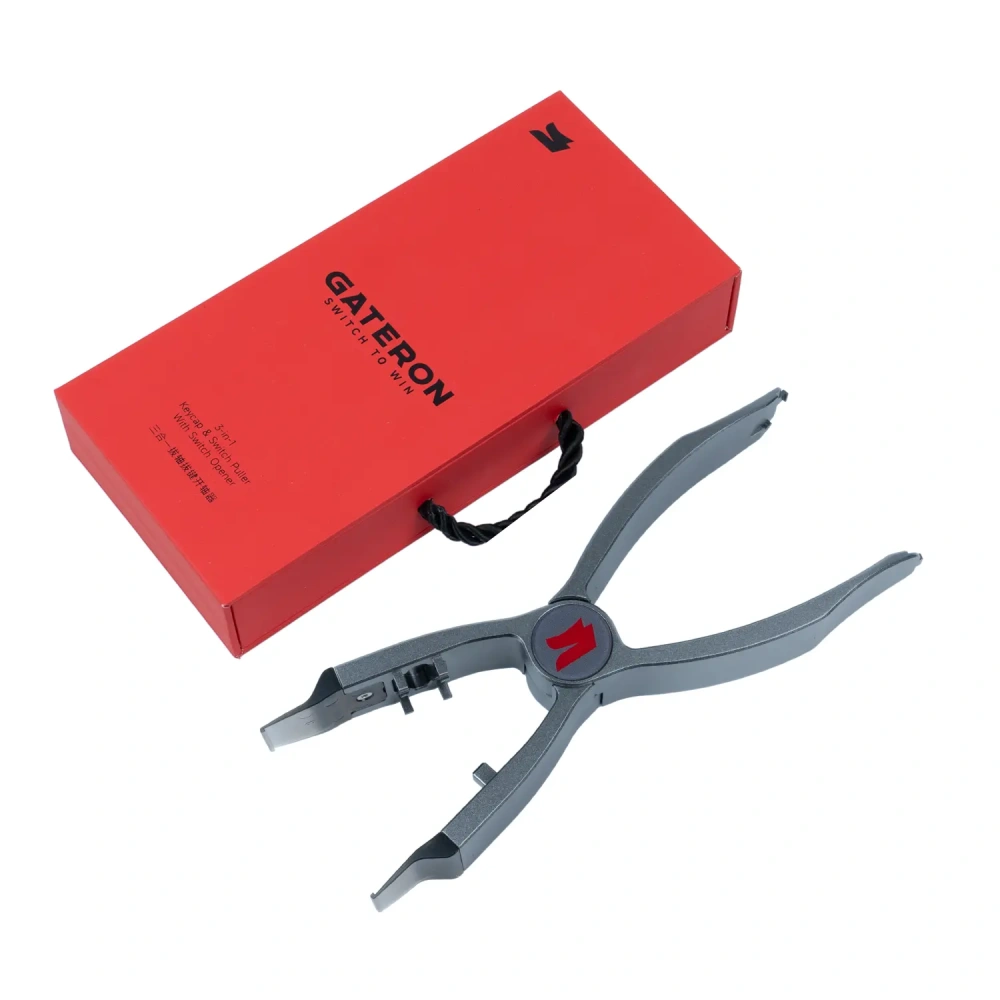 GATERON Keycap & Switch Puller With Switch Opener 3-in-1 Customization Tool