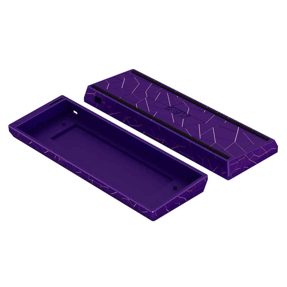 AIM60 Ice Crack Aluminum Keyboard Case