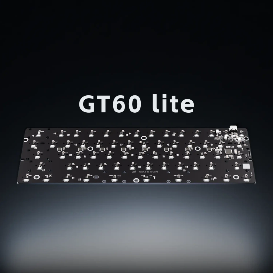GATERON GT60 Ultra HE Magnetic Keyboard PCB - Dual-LED Glow PCB