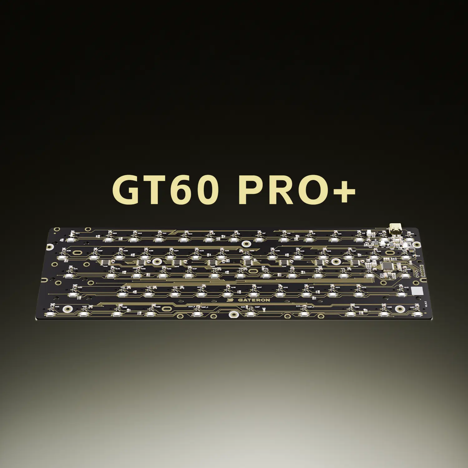 キーボードPCB GATERON GT60 PRO 組み立て済み Magnetic Keyboard PCB - High Precision & Fast Response | GATERON