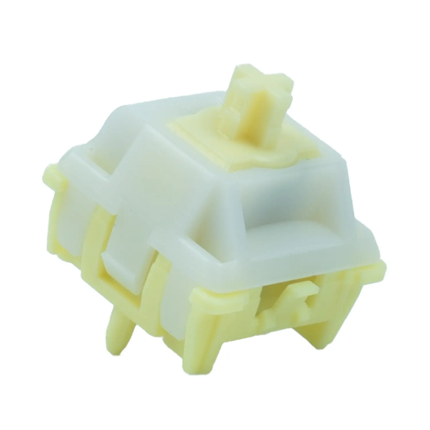 GATERON × Ukeebs Snowy Yellow Magnetic HE Switch Set