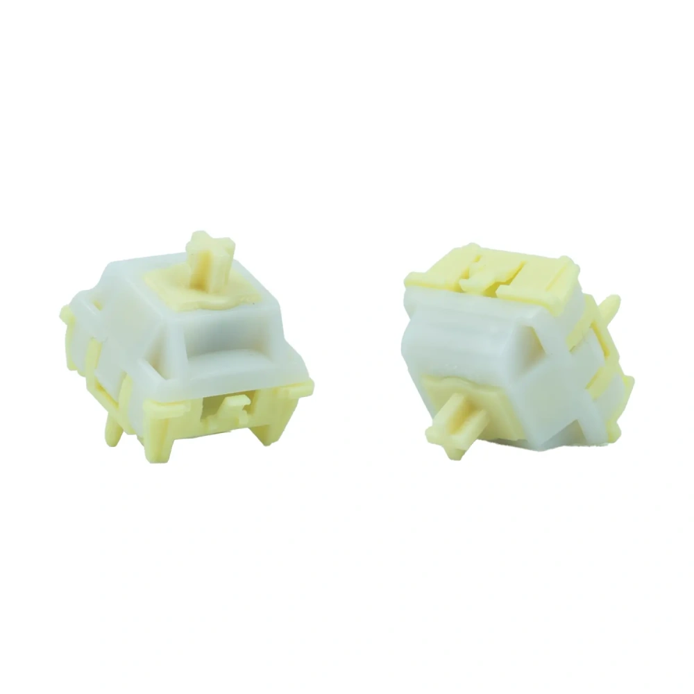 GATERON × Ukeebs Snowy Yellow Magnetic HE Switch Set