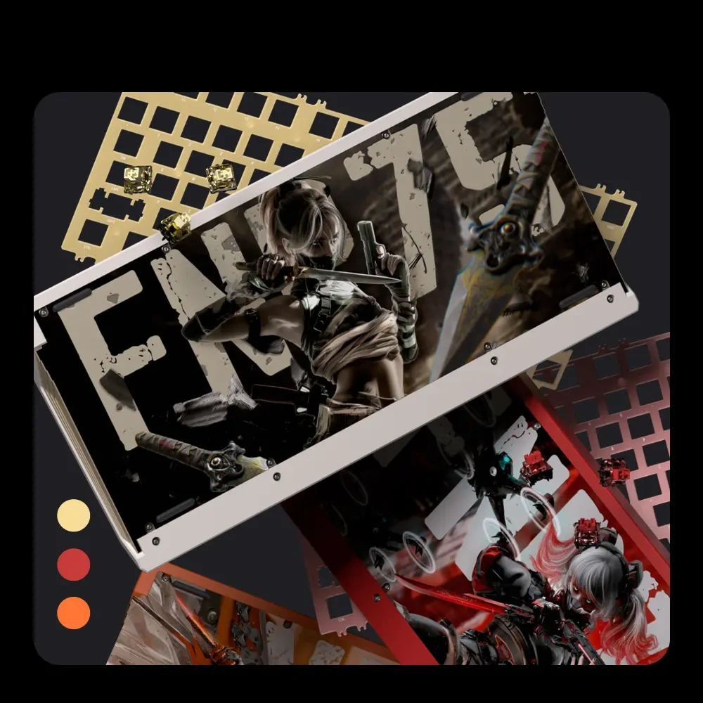 GATERON × Sikakeyb FNP75 HE Magnetic Switch Custom Gaming Keyboard