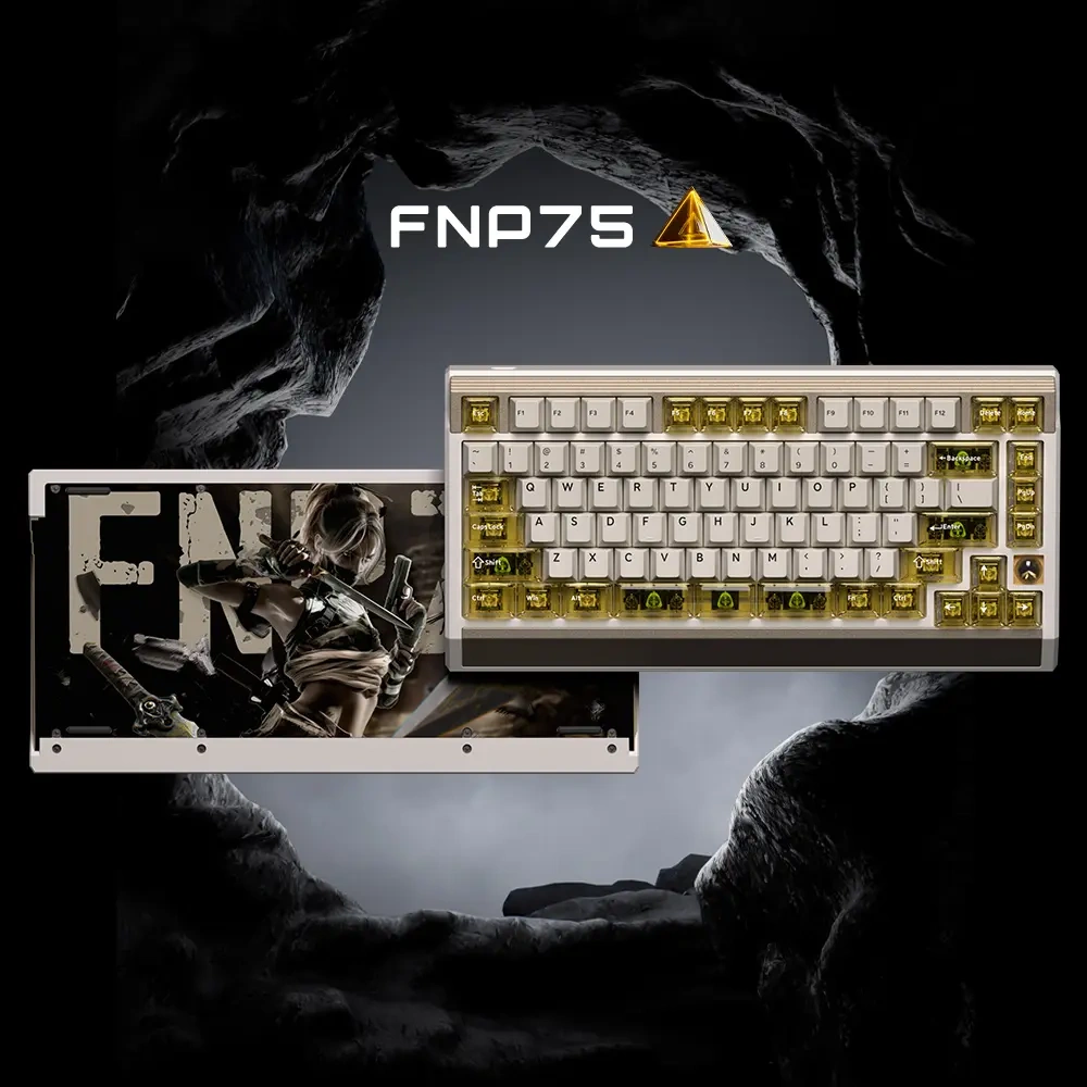 GATERON × Sikakeyb FNP75 HE Magnetic Switch Custom Gaming Keyboard