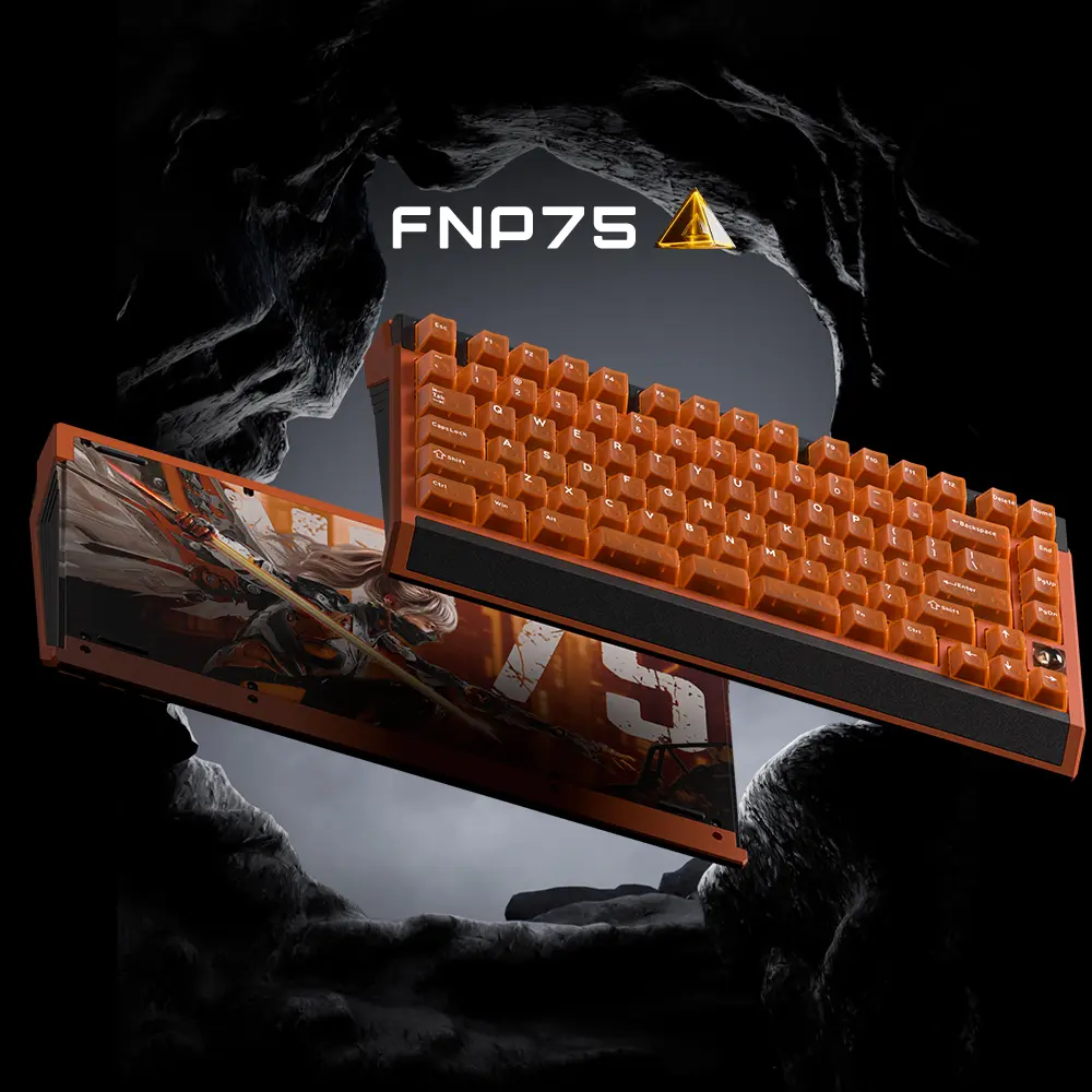 キーボード Gateron FNP75 Gateron × SIkakeyB Fn75 He Magnetic Switch Custom Gaming Keyboard