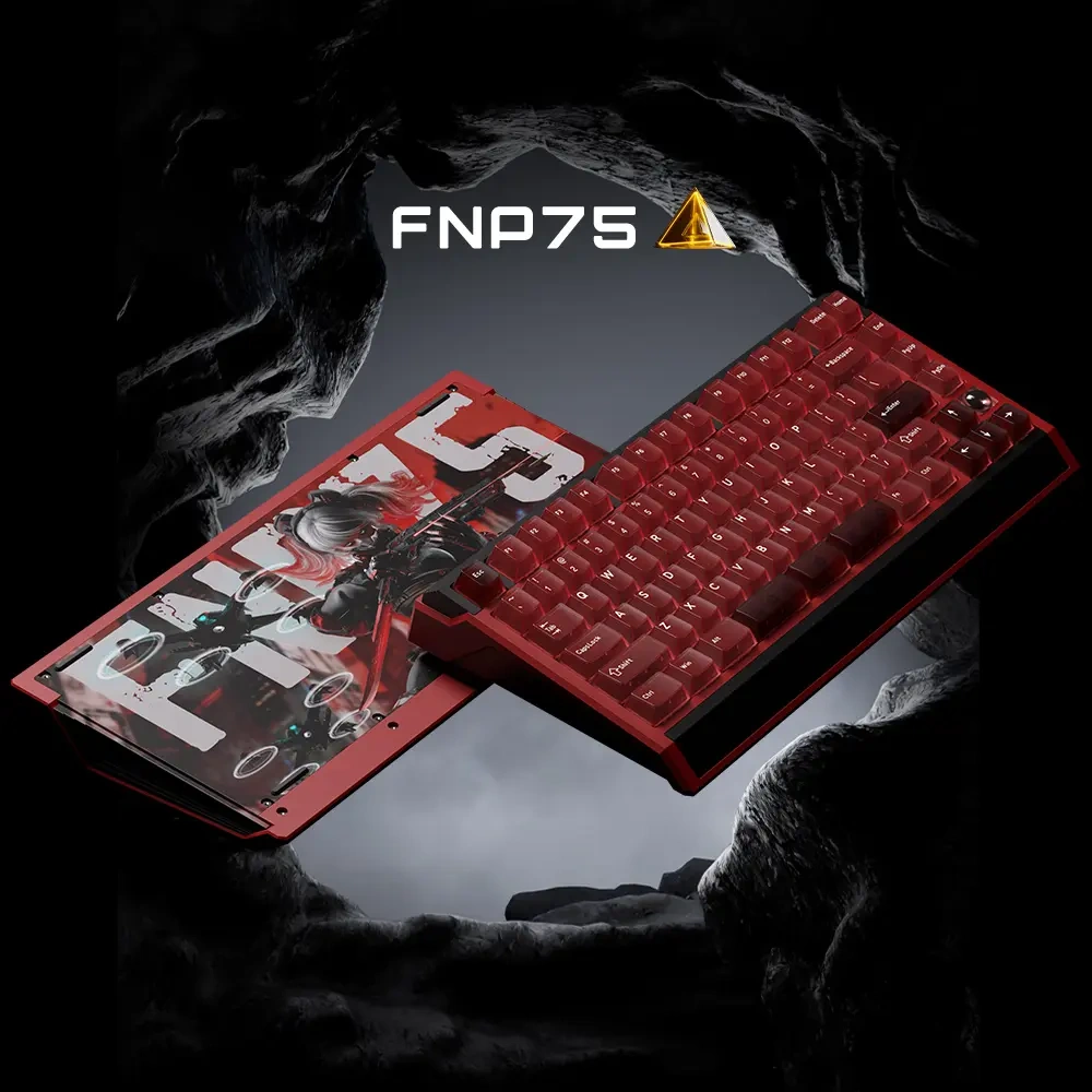 キーボード Gateron FNP75 Gateron × SIkakeyB Fn75 He Magnetic Switch Custom Gaming Keyboard