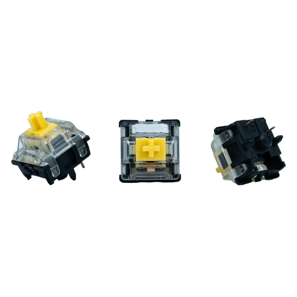 GATERON Sub-Brand Everfree Silent Yellow Switch Set