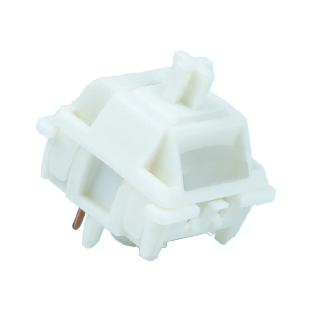 Official Gateron Smoothie linear switch with full-POM white housing and stem