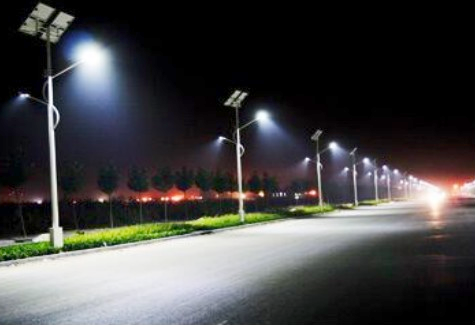 New Zealand LED street light with 12V 120Ah lithium battery in Aukland